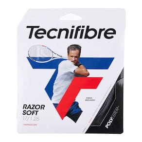 Corda Tecnifibre Razor Code Soft Individual Cor Preto Espessura 1.25mm
