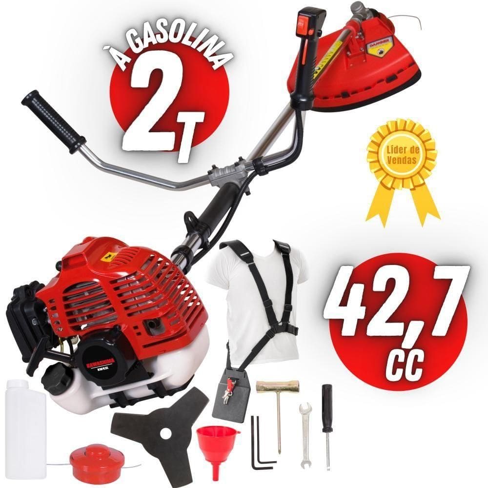 Roçadeira Kawashima Kw43l à Gasolina 43cc 2t Profissional