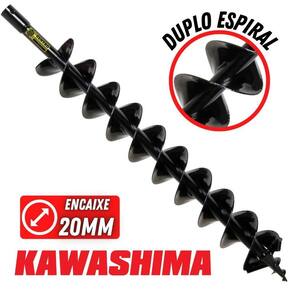 Broca Com Ponta Resistente Kawashima Em Ferro 800mm X 100mm