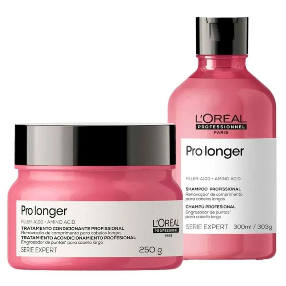 Kit L`Oréal Professionnel Serie Expert Pro Longer (Shampoo 300ml + Máscara 250g)