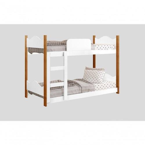 imagem-Beliche Infantil Encanto Branco Grenat - Gabrielli Móveis - Blush