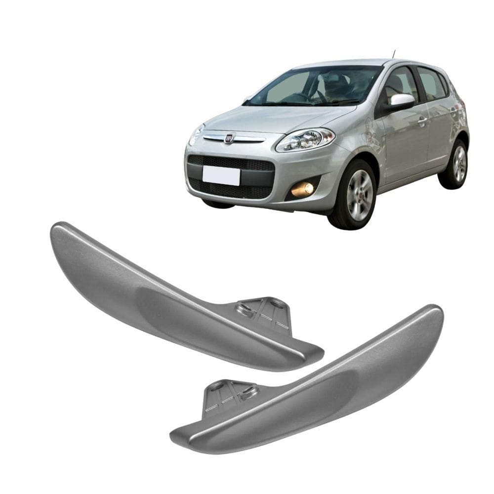 Kit 2 Maçaneta Interna Gatilho Puxador Palio 2015 2016 2017