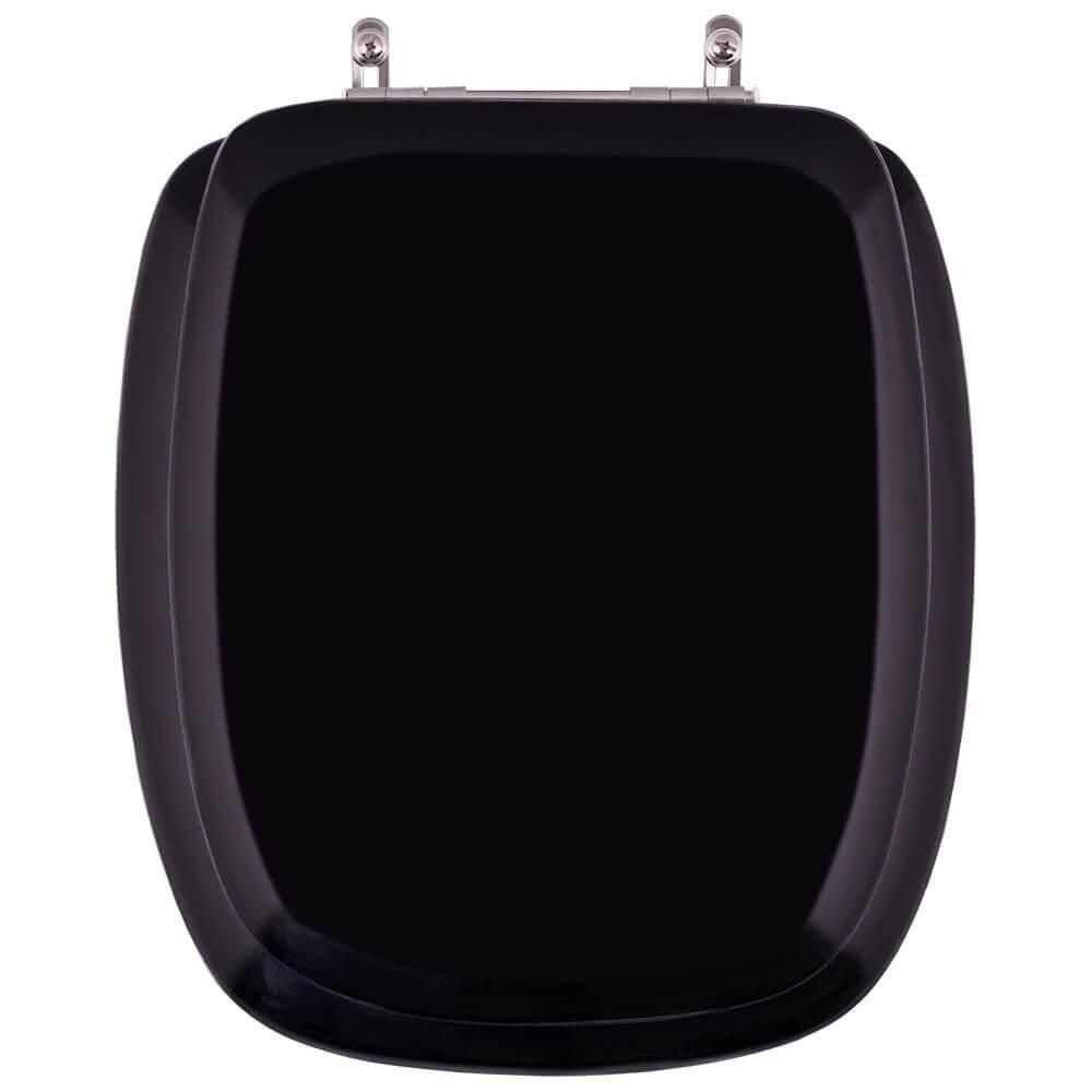 Tampa De Vaso Almofadada Primula Plus Preto Para Bacia Fiori