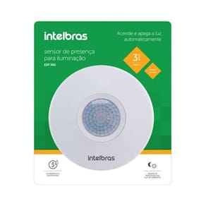 Sensor De Presença Intelbras Para Iluminação Espi 360 Bivolt