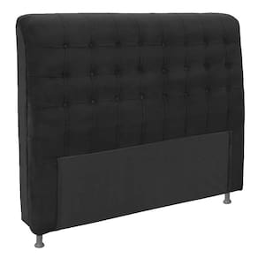 Cabeceira Para Cama Box Casal 195 cm Ana Suede Preto - Estopar