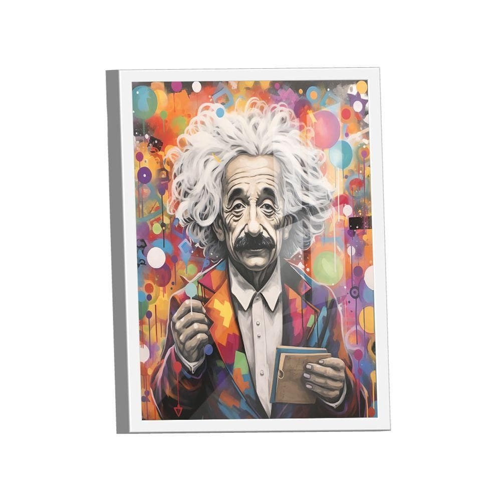 Quadro Einstein Colors -- Br Artes
