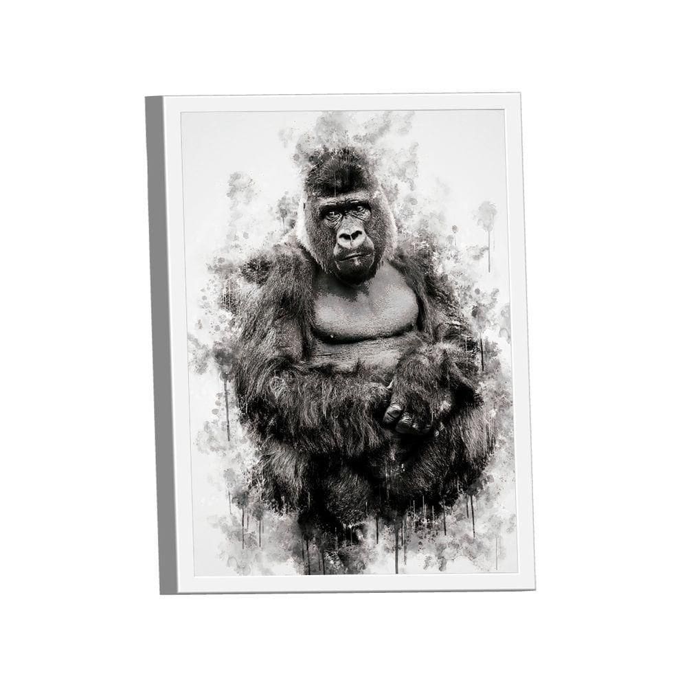 Quadro Gorila -- Br Artes