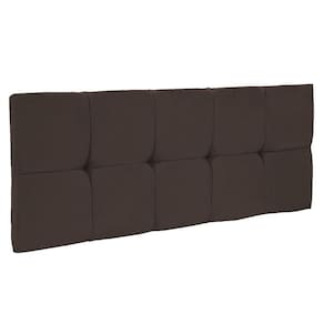 Cabeceira Painel Nina Casal 140cm Suede Marrom
