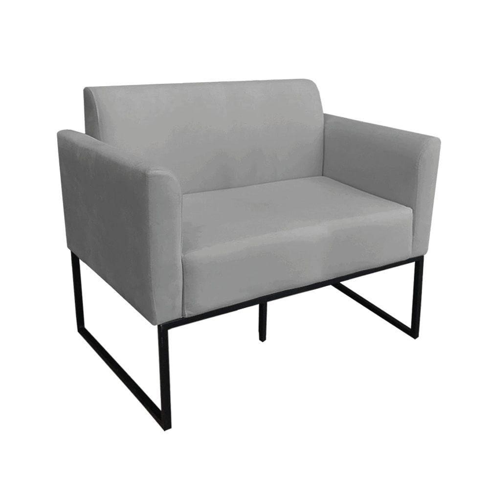 Namoradeira Marisa Suede Preto Grafite