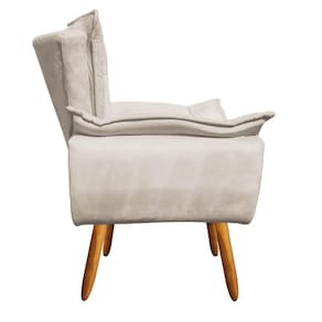 Kit Namoradeira 01 Poltrona Opala Suede Bege