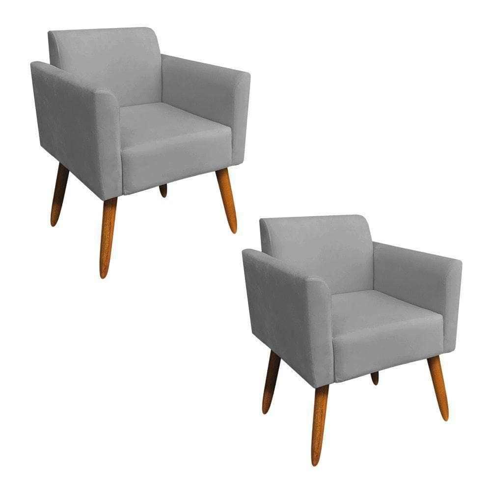 Kit 02 Poltronas Marisa Grafite