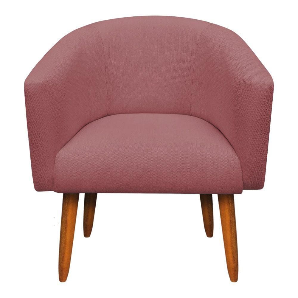 Kit 02 Poltronas Stella Linho Whisky Rosê A106