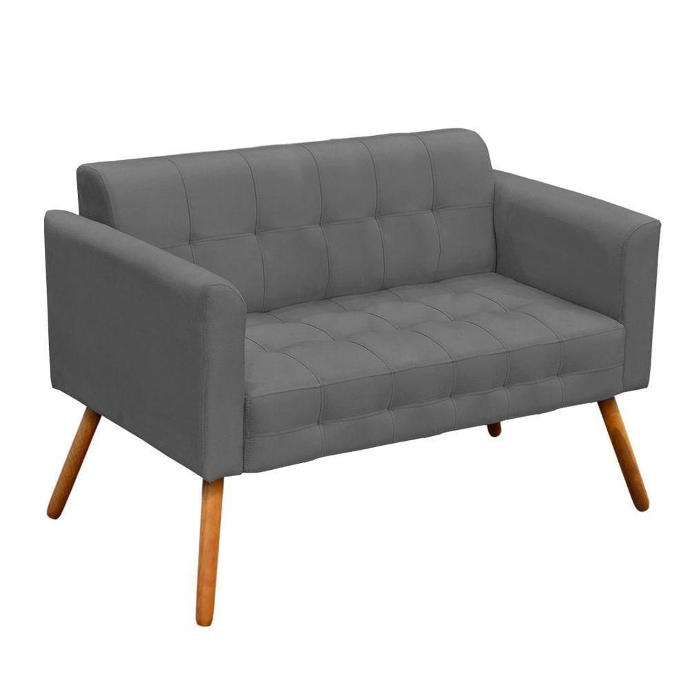 Namoradeira Elisa Suede Grafite D´rossi
