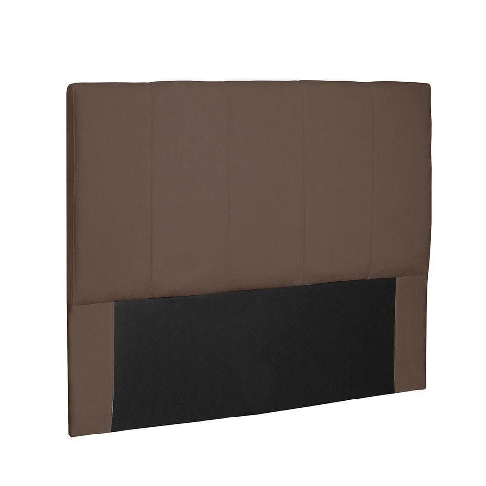 Cabeceira Arizona Cama Box Solteiro 90Cm Suede Caramelo