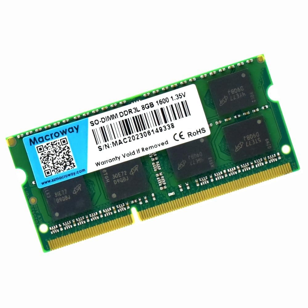 Memoria Notebook Macroway 8Gb Ddr3l 1600
