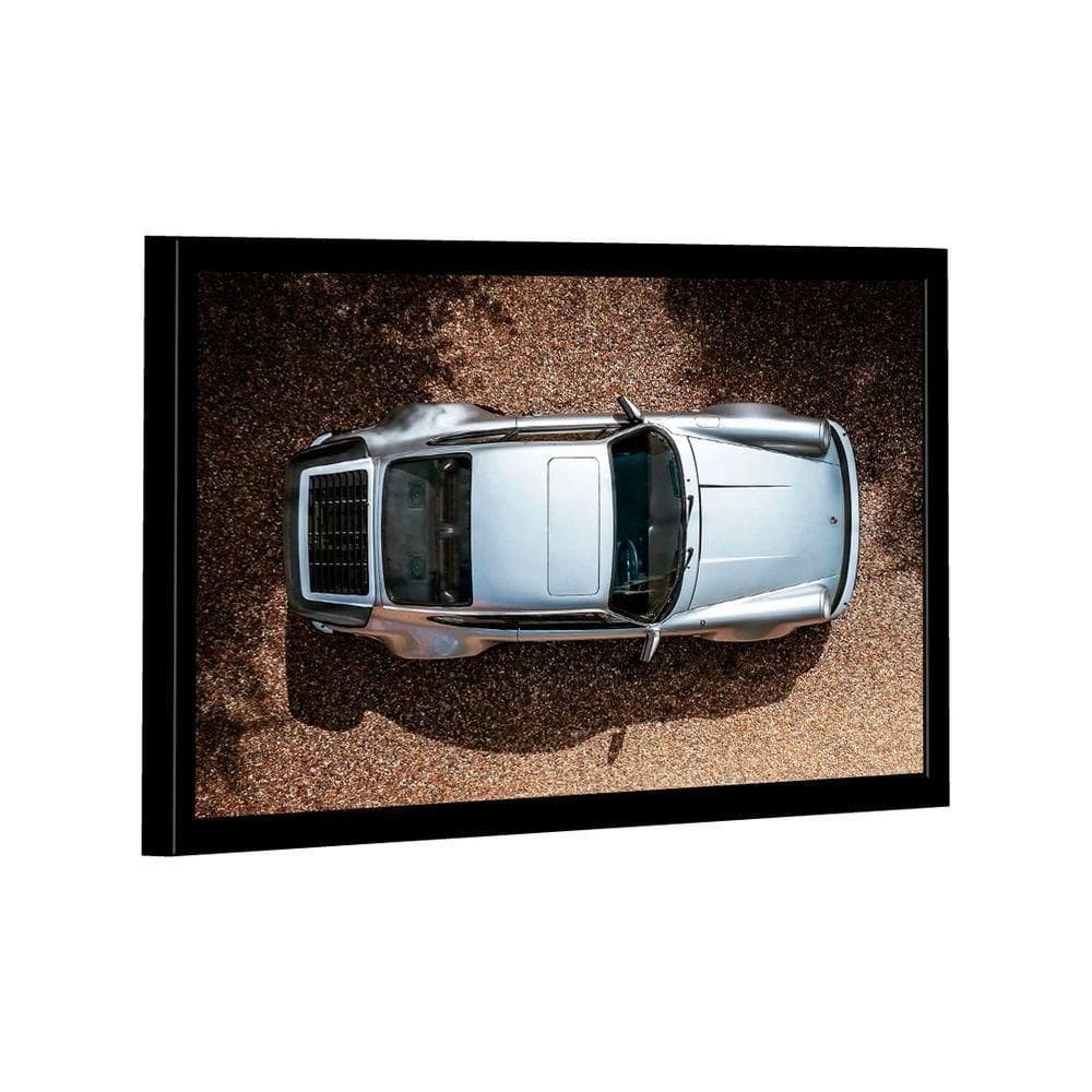 Quadro Porsche 911 Prata Br Artes