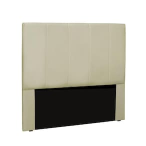 Cabeceira Arizona Cama Box King 195 Cm Corino Bege