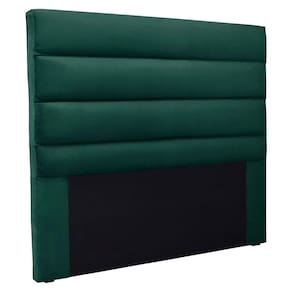 Cabeceira Queen 1,60m La Italiana Veludo Verde Floresta - Pallazio