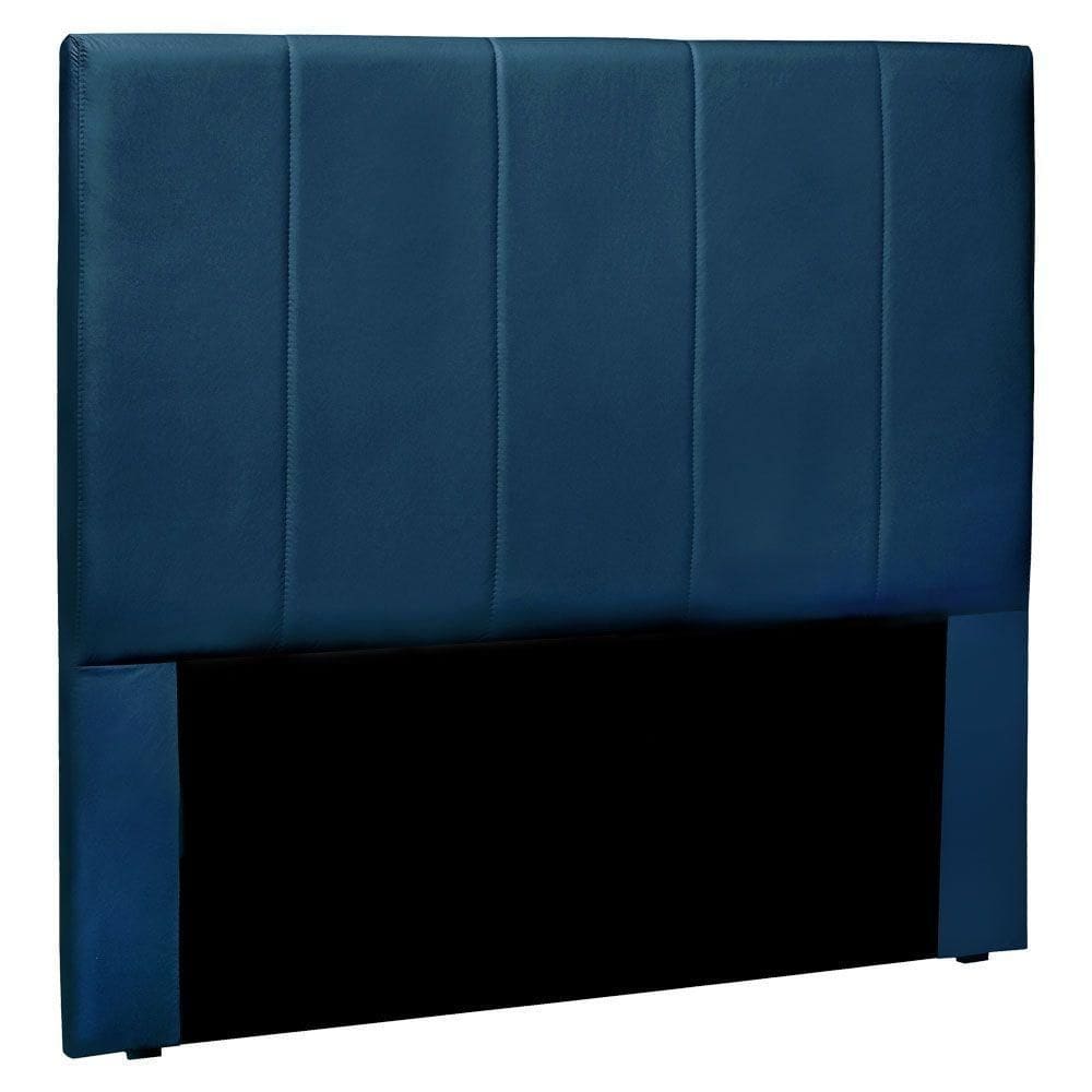 Cabeceira Queen 1,60m Ravenna Veludo - Pallazio Cor Azul Marinho