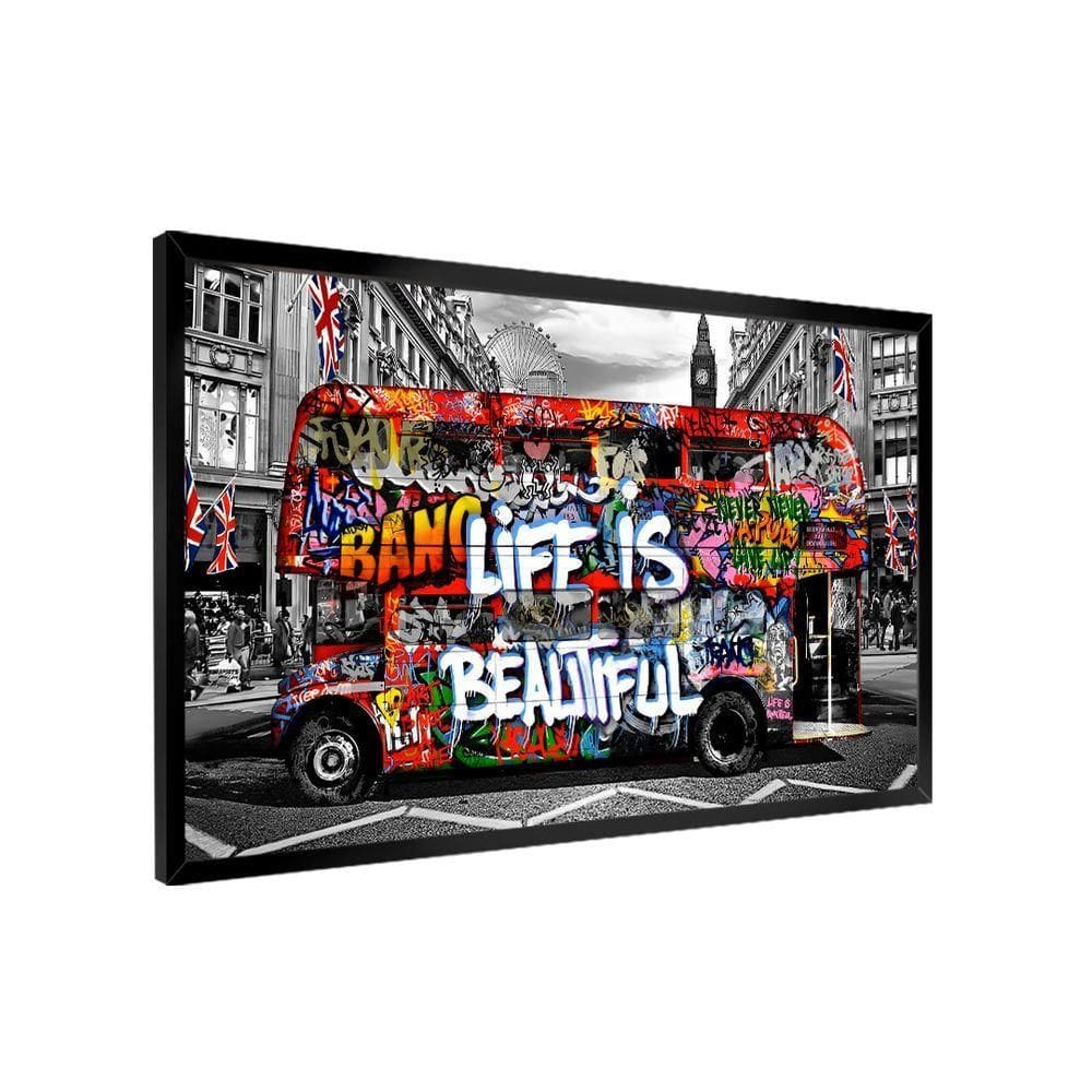 Quadro Decorativo Life Is Beautiful