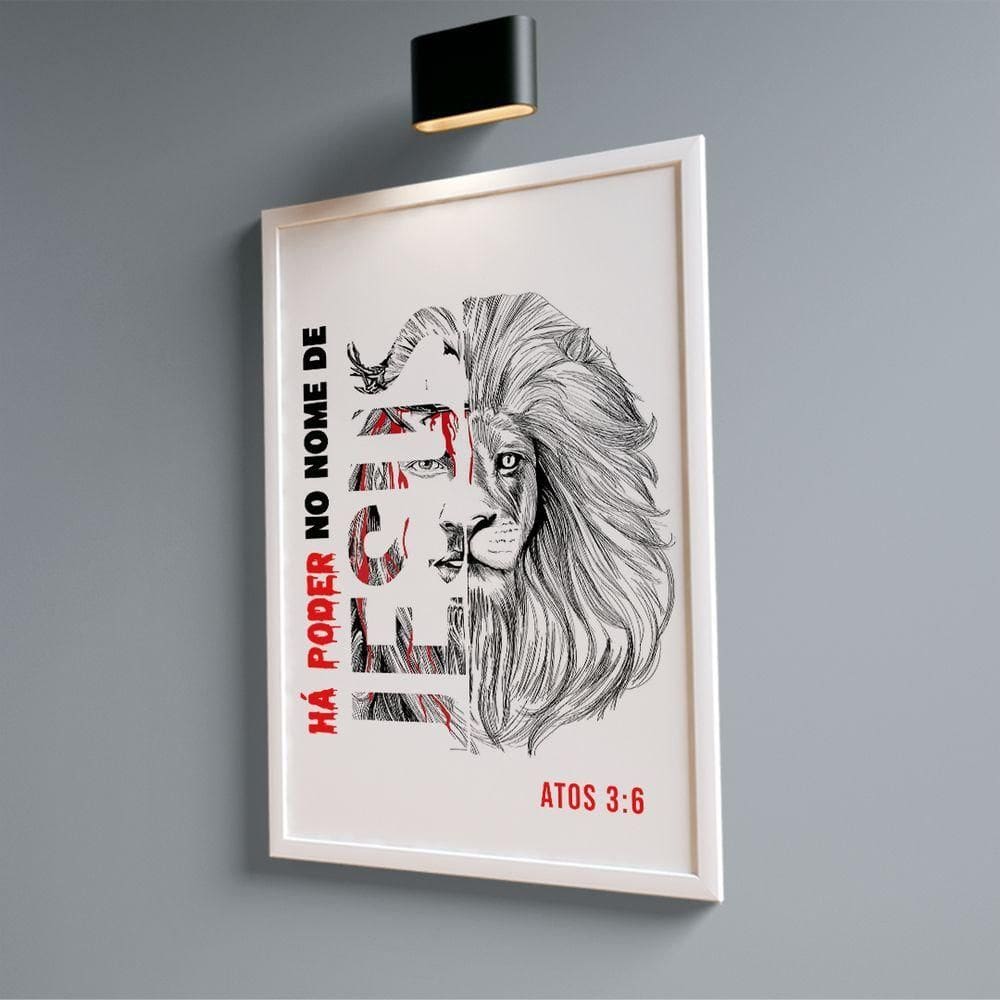 Quadro Há Poder No Nome De Jesus
