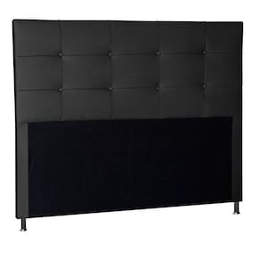 Cabeceira Queen 1,60m Roma Corano Preto - Pallazio