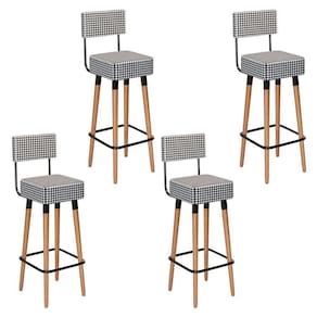 Kit 4 Banquetas Barcelona Cor Cardan - Speciale Home Cardan