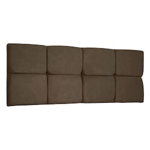 Cabeceira Painel King 1,95m Nina Suede - Pallazio Cor Marrom