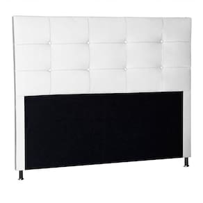 Cabeceira Queen 1,60m Roma Corano Branco - Pallazio