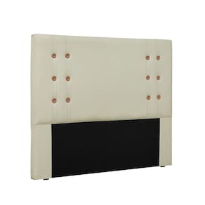 Cabeceira Gênova para Cama Box Queen 160cm Corino Bege
