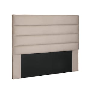 Cabeceira La Italiana para Cama Box Casal 140cm Suede Bege