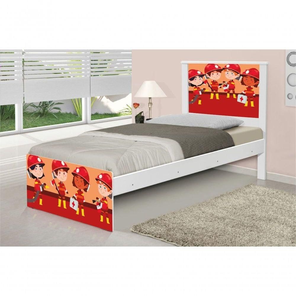Cama Solteiro Tropa De Bombeiros