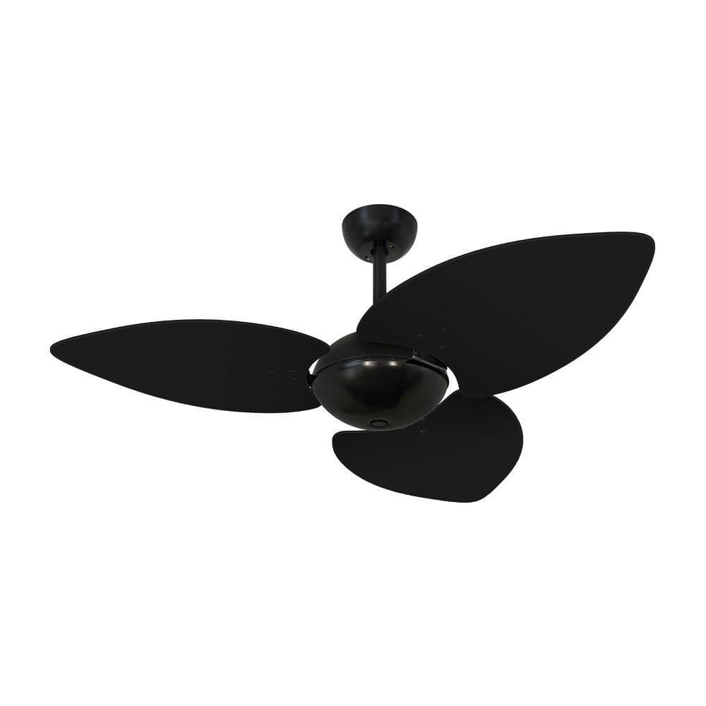 Ventilador De Teto Kovalski Nero Office 3 Pás Preto 127V
