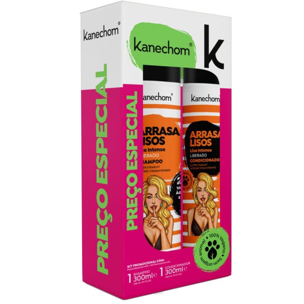 Shampoo e Condicionador Kanechom Arrasa Lisos