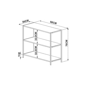 Estante Alta Multiuso Steel Quadra Vermont e - D´rossi