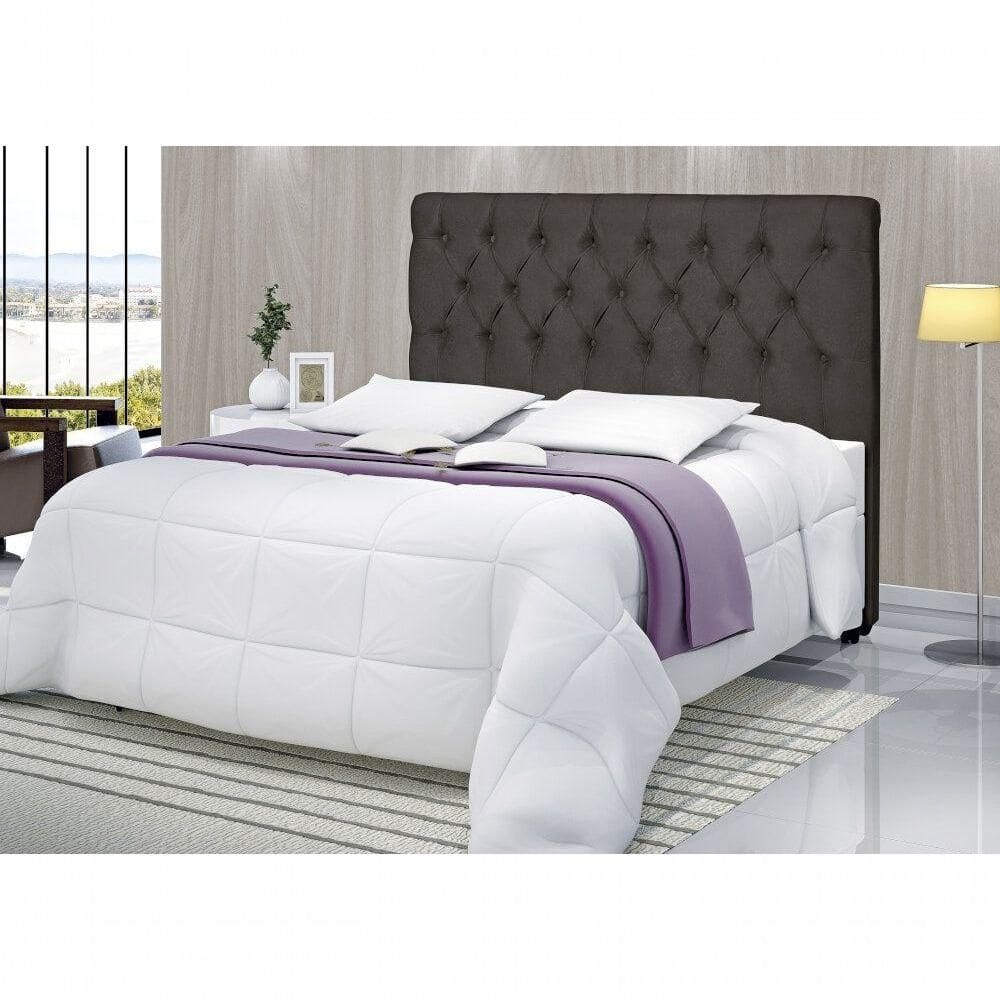 Cabeceira Rúbia Sued Caqui 150 Cm