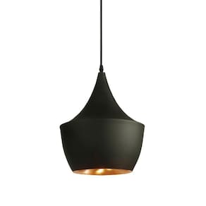 Lustre Pendente Taschibra Td 901 Japonês Preto E27 Bivolt