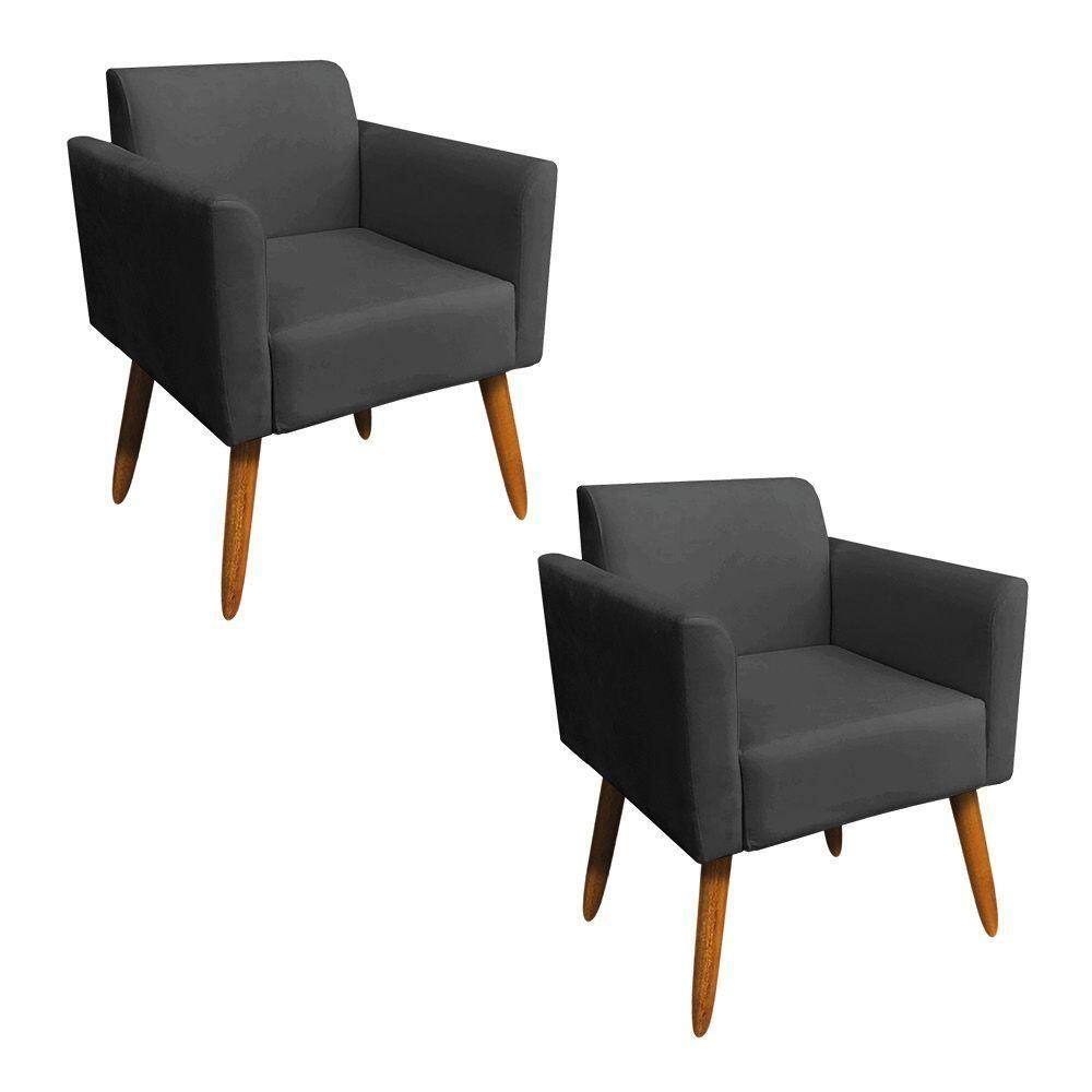 Kit 02 Poltronas Marisa Preto