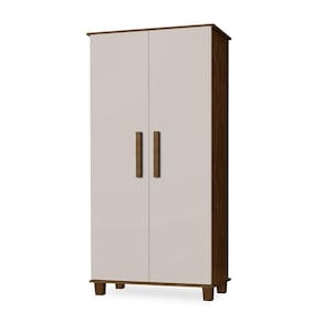 Armario Multiuso Casalar 2 Portas Berlim Malbec Off White