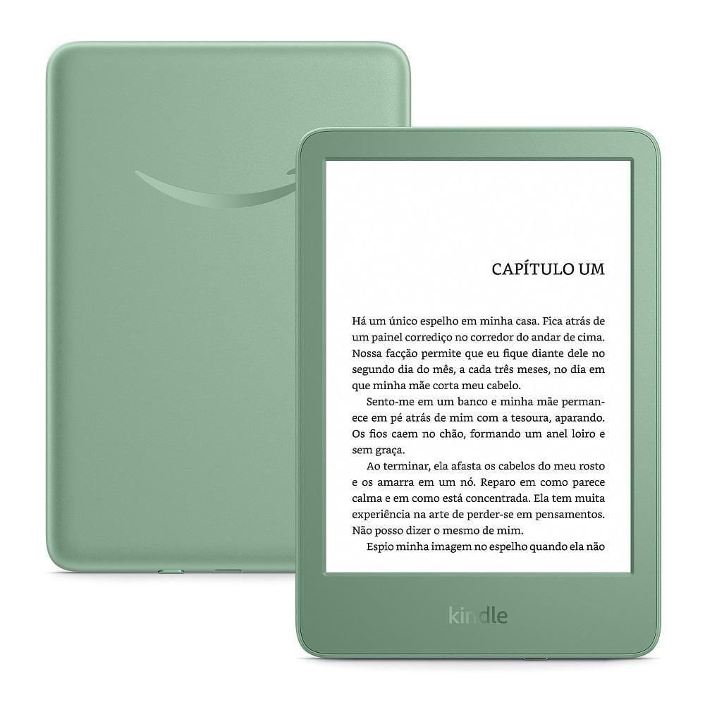 Kindle 11ª (16GB – modelo 2024), com Tela Antirreflexo, Luz Frontal Ajustável e Bateria de Longa Duração - Cor Verde, B0CP31QS6R, AMAZON AMAZON
