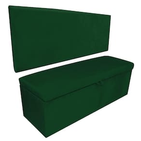 Kit Calçadeira e Painel Clean 140 Cm Suede Verde D´rossi