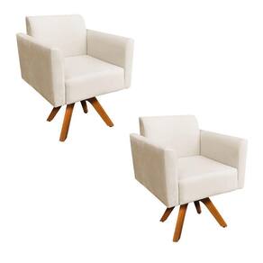 Kit 02 Poltronas Marisa Bege