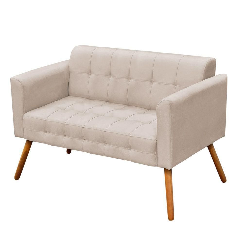 Namoradeira Elisa Suede Bege D´rossi