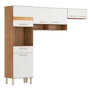 Cozinha Compacta 3 Pçs Dama 99101 Amendola Branco