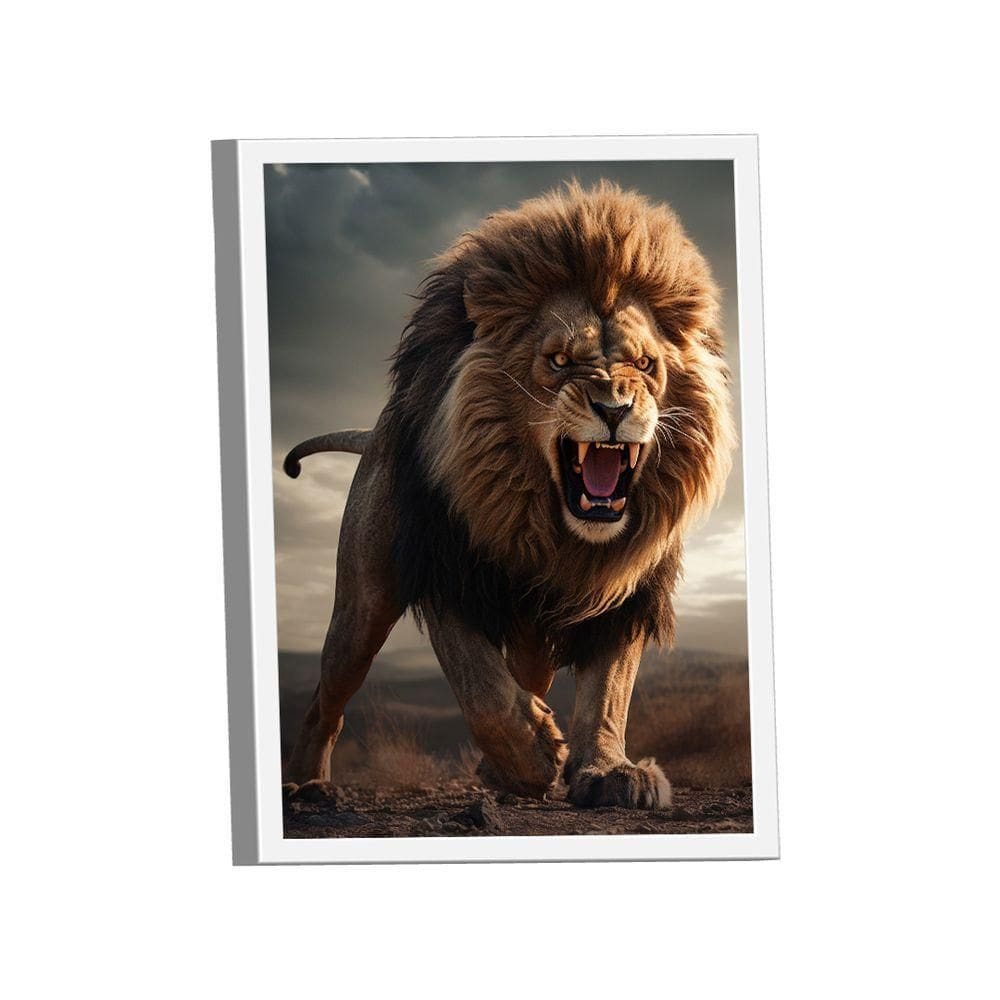Quadro Angry Lion -- Br Artes