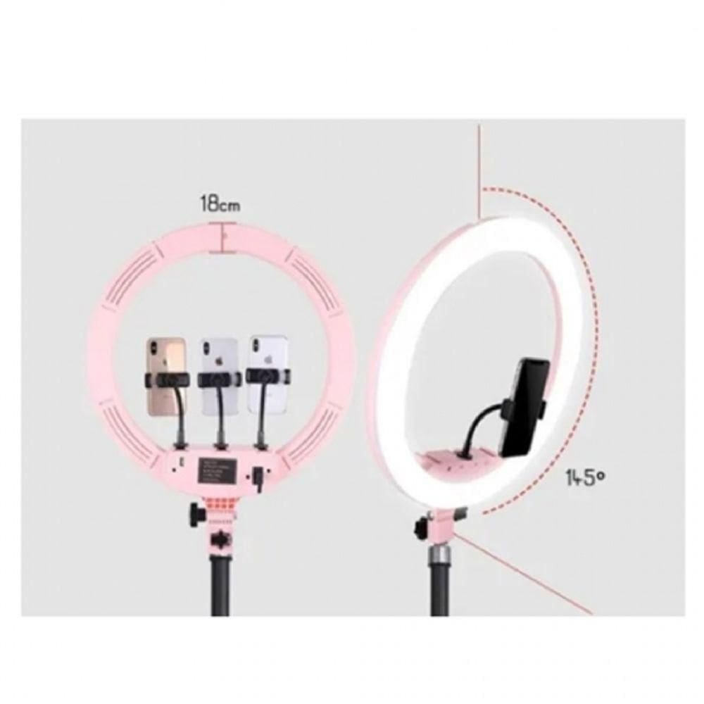 Ring Light Led Grande Iluminador 45cm 18 Polegadas + Tripé