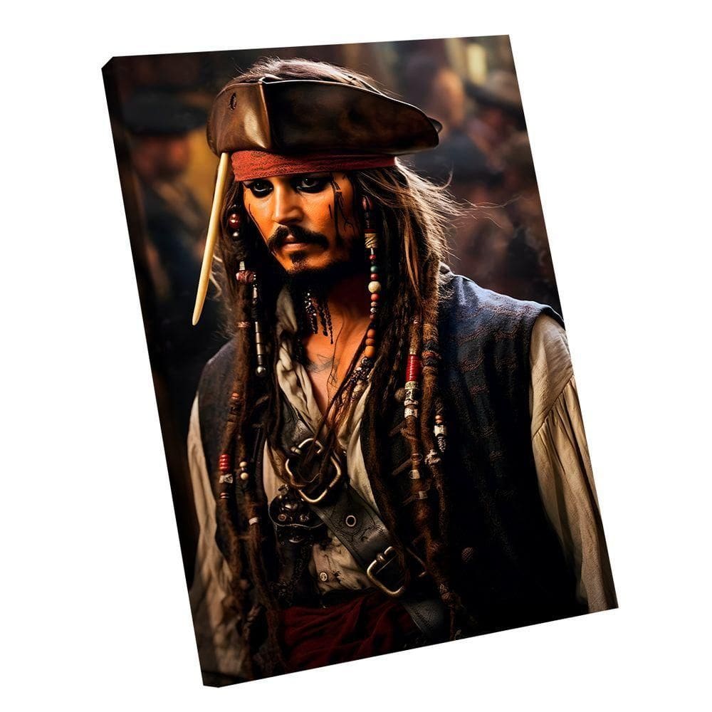Quadro Capitão Jack Sparrow -- Br Artes