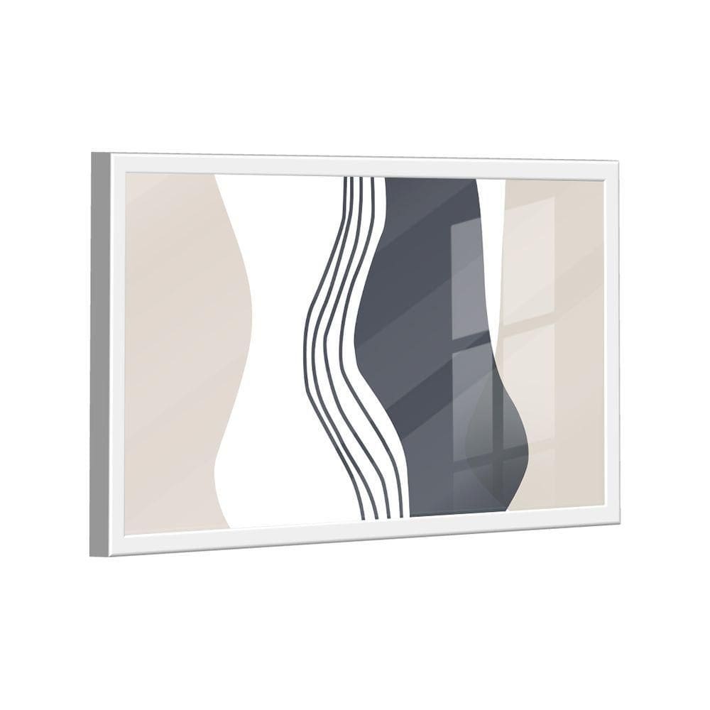 Quadro Abstrato Linhas -- Br Artes