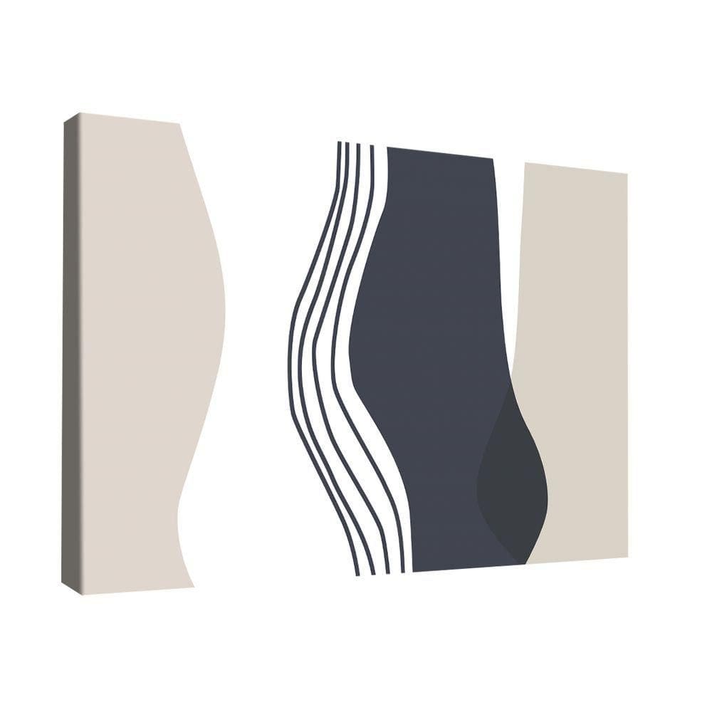 Quadro Abstrato Linhas -- Br Artes