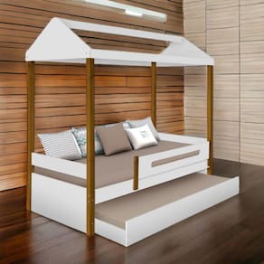 Cama Casa Solt. Lara Branco/mel C/ Aux. Firenze